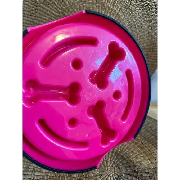 Top Paw Pink maze dog eating bowl - Picture 4 of 6